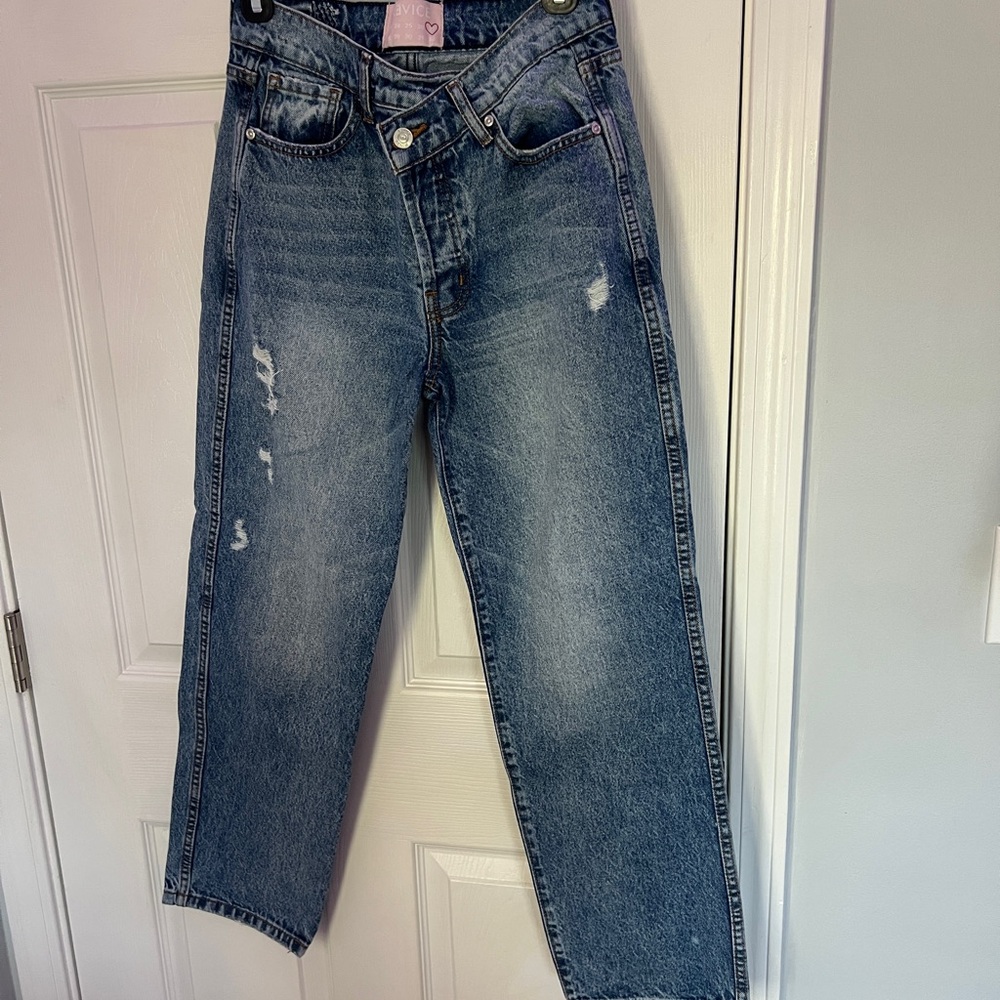 REVICE Blue Distressed Jeans